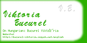 viktoria bucurel business card